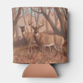 ホワイトテールディアインフォレストレトロスタイル自然 缶クーラー (裏面)