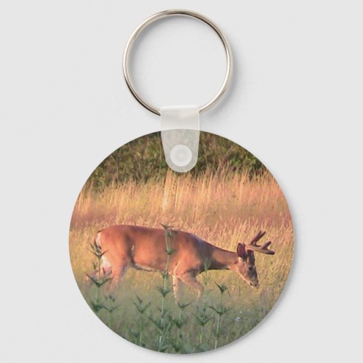 ホワイトテールディアキーチェーン キーホルダー (正面)