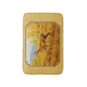 ホワイトテールディアゴールデン《植物》アスペンウッズ バスマット (正面縦)