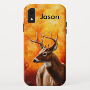 ホワイトテールディアトロフィックバックヘッド iPhone XRケース