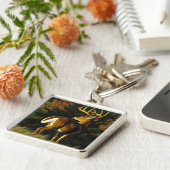 ホワイトテールディアトロフィーバック狩り キーホルダー (側面)