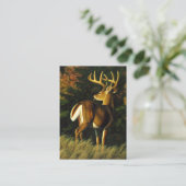 ホワイトテールディアトロフィーバック狩り 名刺 (スタンド正面)