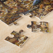 ホワイトテールディアドーと子鹿の秋 ジグソーパズル (側面)