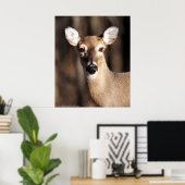 ホワイトテールディアドーポートレートポスター ポスター (ホームオフィス)