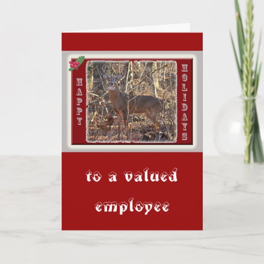 ホワイトテールディアハッピーホリデーズアイテム シーズンカード (正面)