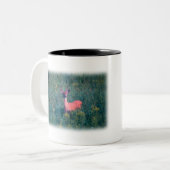 ホワイトテールディアハンターバック ツートーンマグカップ (正面左)