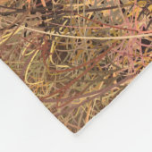 ホワイトテールディアバック&ドエオータムメープルウッズ フリースブランケット (角)