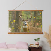 ホワイトテールディアバック |ホワイトフィッシュ（モンタナ） 吊り下げ型タペストリー (寝室)