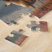 ホワイトテールディアファミリー ジグソーパズル (側面)