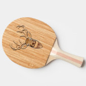 ホワイトテールディアヘッドウッドインレイスタイル 卓球ラケット (横)