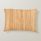 ホワイトテールディアヘッド木目デコール アクセントクッション (裏面)