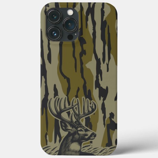 ホワイトテールディアボートムランド迷彩柄ディア狩り迷彩柄 Case-Mate iPhoneケース (裏面)