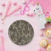 ホワイトテールディアボートムランド迷彩柄狩り迷彩柄 ペーパープレート (パーティー)