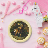 ホワイトテールディアモンスターバックイエロー ペーパープレート (パーティー)