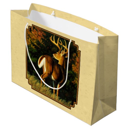 ホワイトテールディアモンスターバックイエロー ラージペーパーバッグ (裏面アングル)