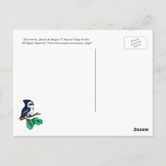 ホワイトテールディアー – ドーと子鹿はがき ポストカード (裏面)