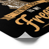 ホワイトテールバックおもしろい鹿狩りシーズン私はFiに ポスター (角)