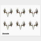 ホワイトテールバックスカル ラウンドシール (シート)