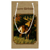 ホワイトテールバックディアー狩りタン スモールペーパーバッグ (裏面)