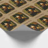 ホワイトテールバックディアー狩りタン ラッピングペーパー (角)