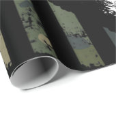 ホワイトテールバックディアー狩りUSAカモフラージュアメリカ ラッピングペーパー (ロールコーナー)