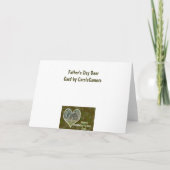 ホワイトテールバック父の日カード カード (裏面)