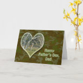 ホワイトテールバック父の日カード カード (黄色い花)