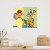 ホワイトテールリベンジシカ狩り漫画 ポスター (キッチン)