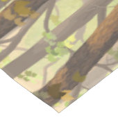 ホワイトテール鹿と可愛いツイン春 テーブルクロス (アングル)