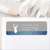 ホワイトディアバックカスタマイズ住所 シール (インサイチュ)