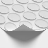 ホワイトディナープレートオンホワイト ラッピングペーパー (角)