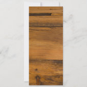 ホワイトデイジーとホースシューウェスタン結婚ズ 招待状 (裏面)