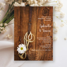 ホワイトデイジーと馬ビットウェスタンリハーサルディナー