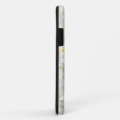 ホワイトデイジーの花モバイルケース Case-Mate iPhoneケース (裏面/右)