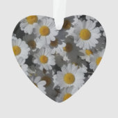 ホワイトデイジーアクリル オーナメント (裏面)