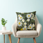 ホワイトデイジーイングラス装飾用クッション クッション (椅子)