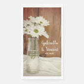 ホワイトデイジーインミルクボトルカントリーバ結婚ンズ (正面)