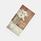 ホワイトデイジーインミルクボトルカントリーバ結婚ンズ (コーナー)