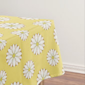 ホワイトデイジーオンゴールデンイエロー テーブルクロス (インサイチュ)