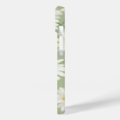 ホワイトデイジーオンセージグリーン Case-Mate iPhoneケース (裏面 / 左)