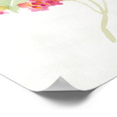 ホワイトデイジーオンブルー ポスター (角)