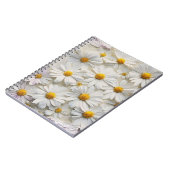 ホワイトデイジーオン動揺して紙 ノートブック (左側)