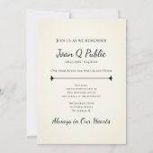 ホワイトデイジーカウボーイブーツウェスタンデス記念日 招待状 (裏面)