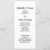 ホワイトデイジーカウボーイブーツカントリーウェスタン結婚ズ プログラム (裏面)