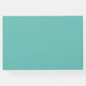 ホワイトデイジーカスタムウェディングゲストブック ゲストブック (裏面)