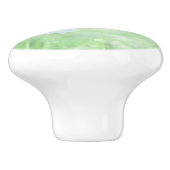 ホワイトデイジーズイングリーンメドウモノグラム セラミックノブ (側面)