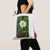 ホワイトデイジートートバッグ トートバッグ (クローズアップ)