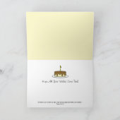 ホワイトデイジーハッピーバースデー聖なる書物、 経典カード カード (内部)