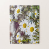 ホワイトデイジーパズル ジグソーパズル (縦)