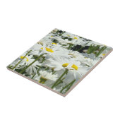 ホワイトデイジーフラワーズタイルアートホームデコールデイジー タイル (側面)